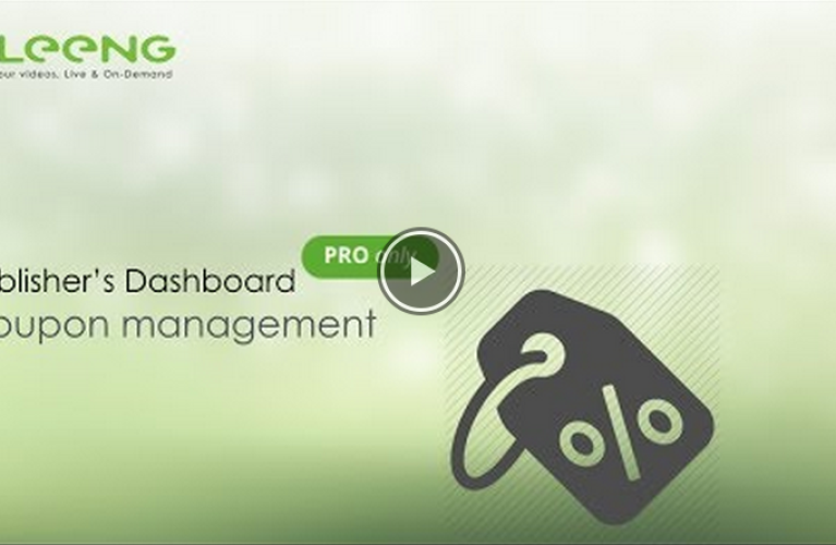 Video Subscriptions Coupon Management
