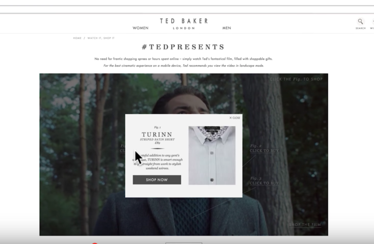 Interactive Video: Ted Baker