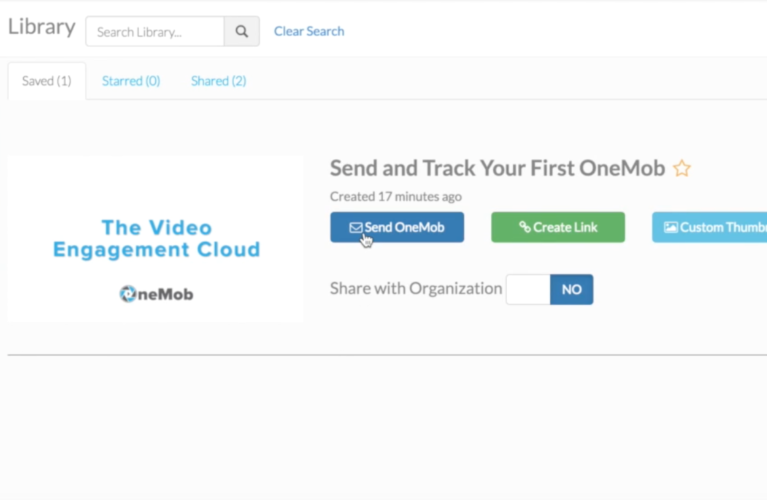 OneMob Video Email Software Demo – Video For Sales Teams
