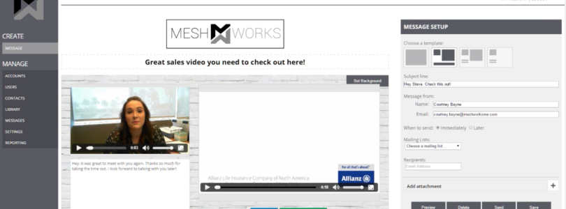 Meshmail Video Email Software Training Webinar