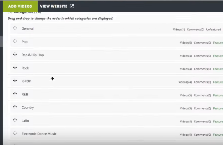 How To Build Organization and Menu Systems On Video Websites