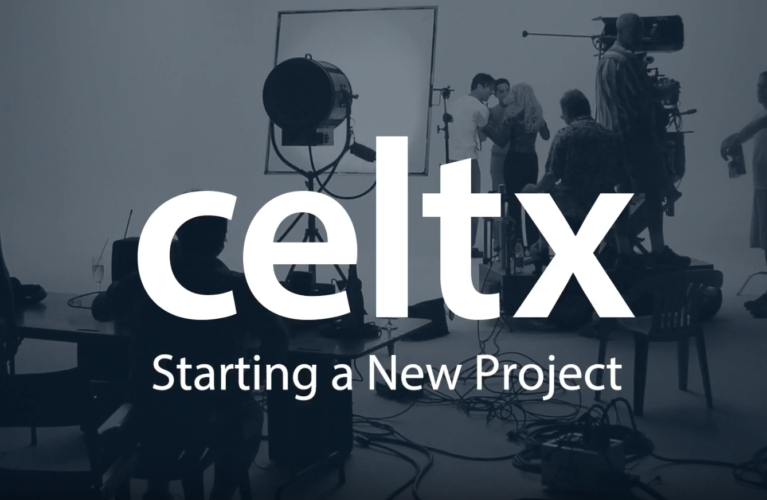 How To Start a New Production Planning Project with Celtx