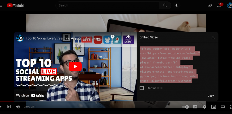How To Embed YouTube Videos on Any Website For Free